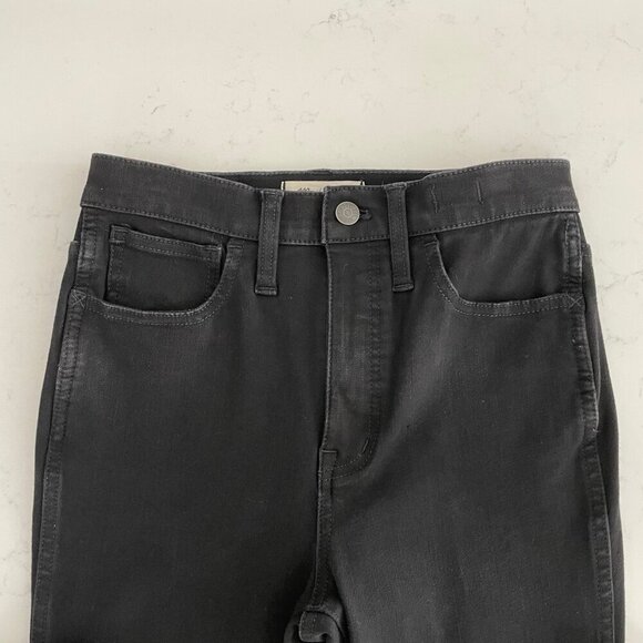 Madewell Road Tripper Jeggings 5 Pocket Jeans Black Sz 27 - no fabric tag - Picture 5 of 13